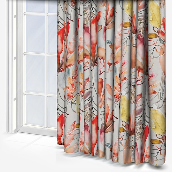 Voyage Conifer Cinnamon curtain