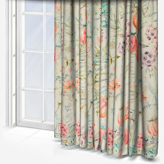 Voyage Edenmuir Cinnamon Linen Curtain