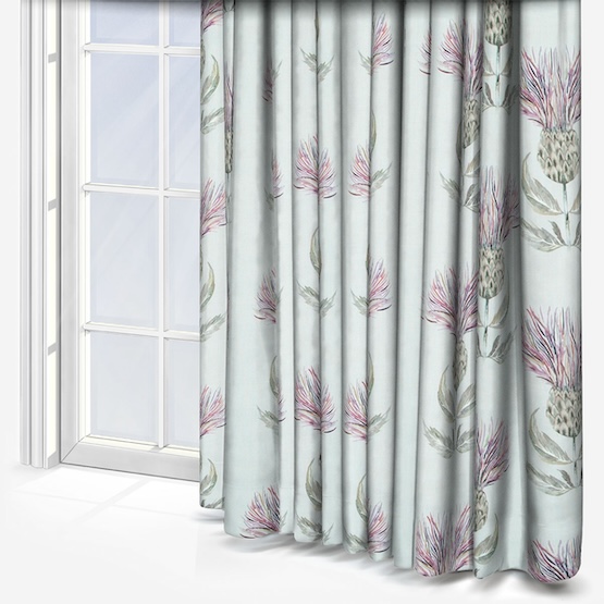 Voyage Firth Mauve Cream curtain