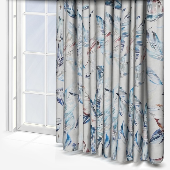 Voyage Mizuna Cobalt curtain