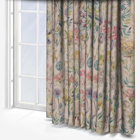 Voyage Morning Chorus Linen Curtain