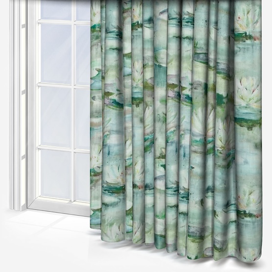 Voyage Perdita Sage curtain