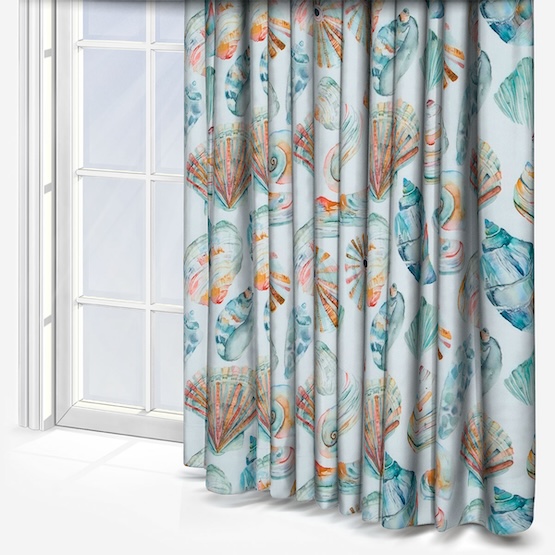 Voyage Rock Pool Cobalt curtain