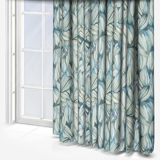 Voyage Topia Cobalt Curtain