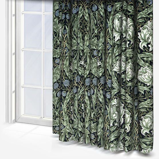 William Morris At Home African Marigold Velvet Cornflower Curtain