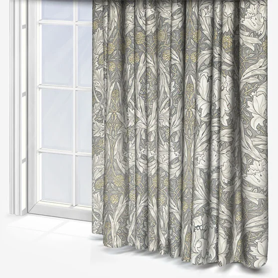 William Morris At Home African Marigold Velvet Limestone curtain