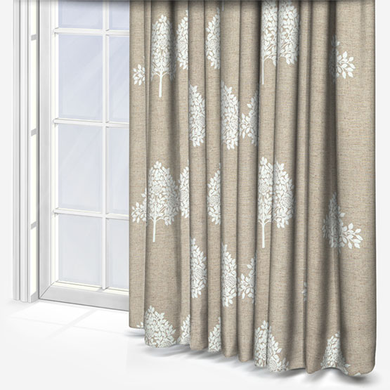 William Morris At Home Marigold Tree Embroidery Linen Curtain