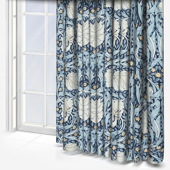 William Morris At Home Pimpernel Indigo Curtain