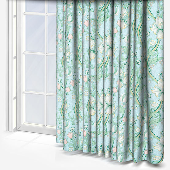 William Morris Golden Lily Apple and Blush Curtain