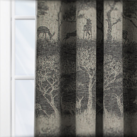 Ashley Wilde Hastings Charcoal curtain