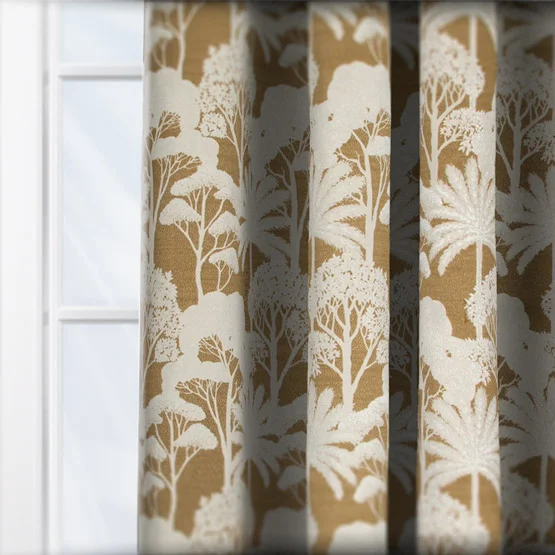 Mandrelle Ochre curtain