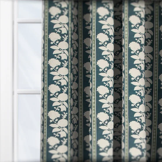 Mirabeau Indigo curtain