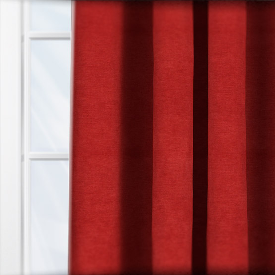 Ashley Wilde Nevis Red curtain