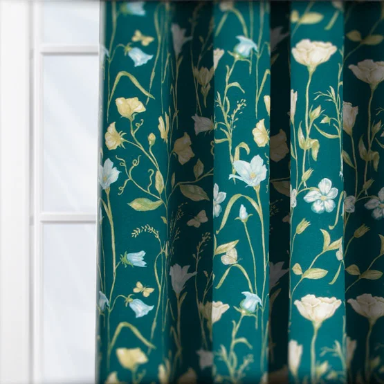 Orlena Kingfisher curtain