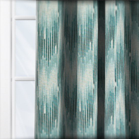 Ashley Wilde Serrula Peacock curtain