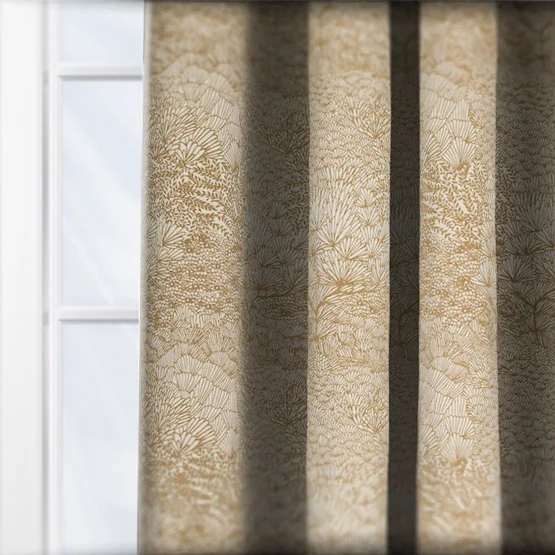 Valloni Ochre curtain