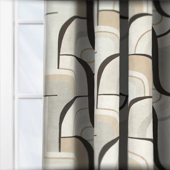 Camengo Chicago Reglisse curtain