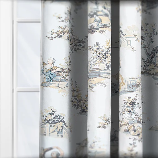 Camengo Gavotte Tissu Naturel curtain