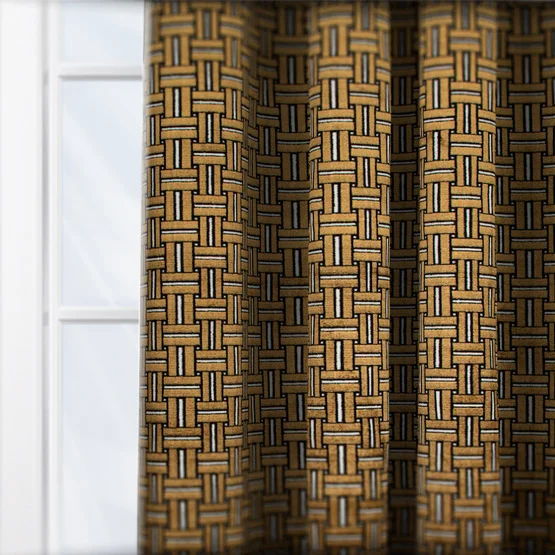 Camengo Illinois Bronze curtain