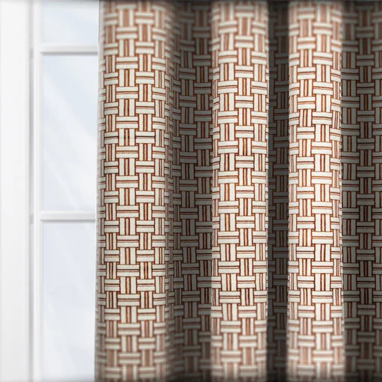 Camengo Illinois Cuivre curtain