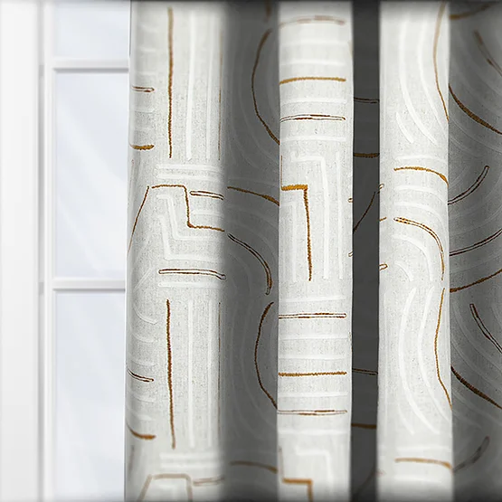 Camengo Kara Ocre curtain