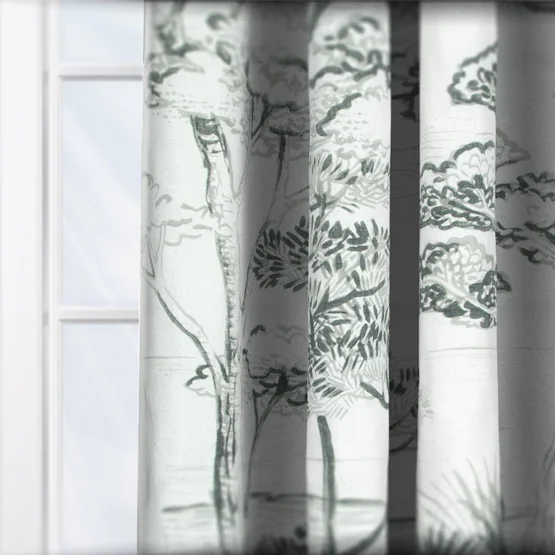 Camengo Kimono Ardoise curtain