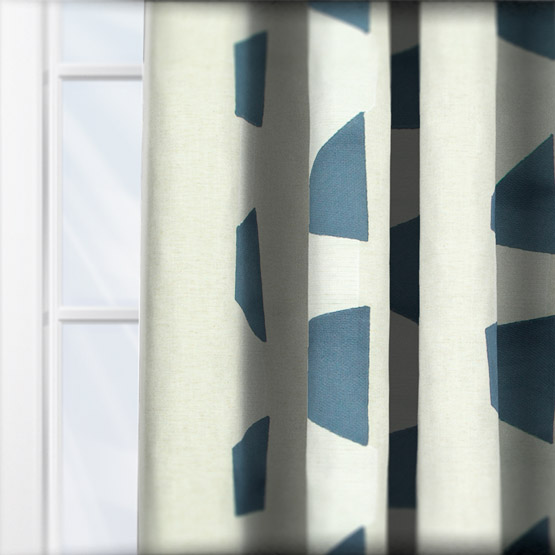 Camengo Lakota Navy curtain