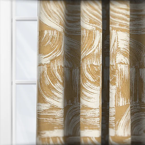 Camengo Moon Ocre curtain