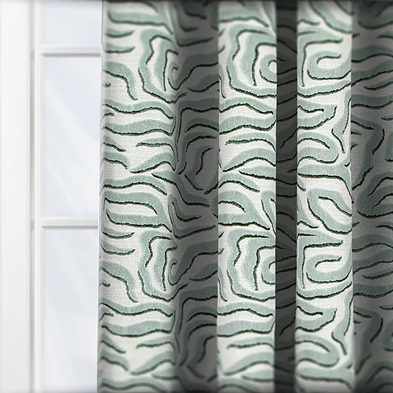 Camengo Ophea Velvet Azur curtain