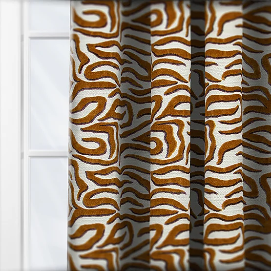 Camengo Ophea Velvet Cuivre curtain