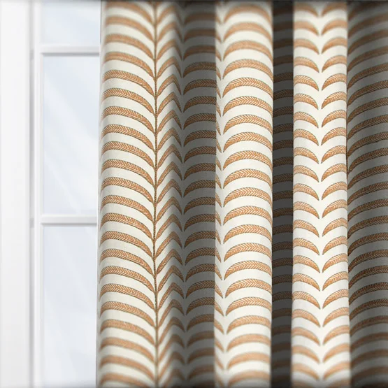 Camengo Plumeria Ocre curtain
