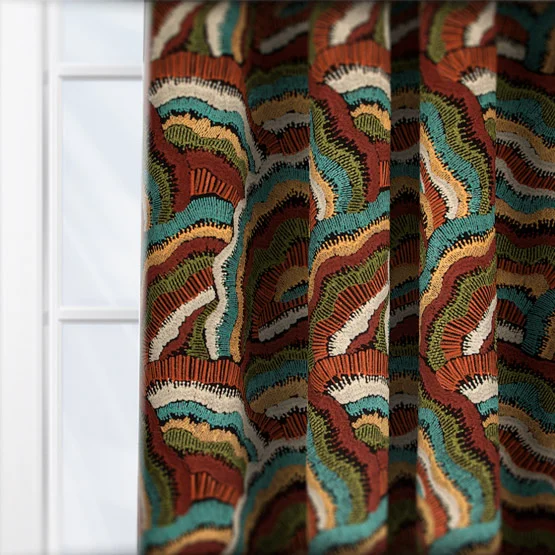 Casamance Annella Topaze Acajou Fonce curtain