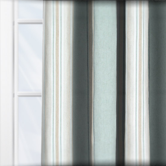 Casamance Aveiro Celadon curtain