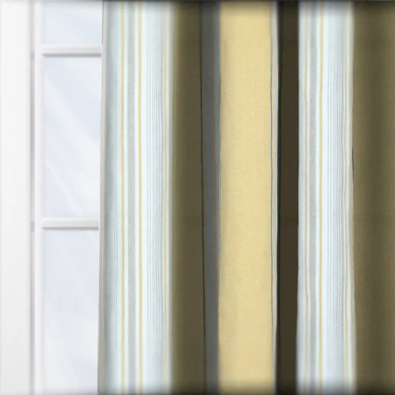 Casamance Aveiro Moutarde curtain