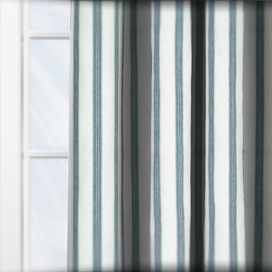 Casamance Evora Bleu Deauville curtain