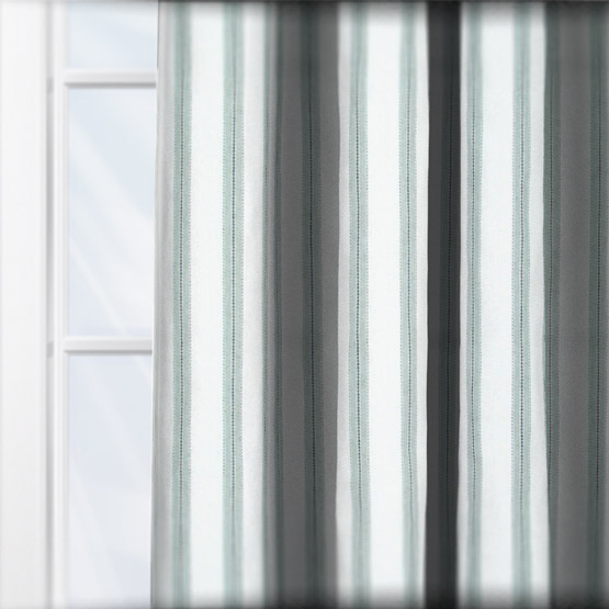 Casamance Evora Celadon curtain