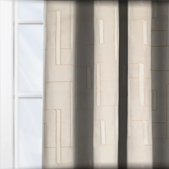 Casamance Lusio Marron Glace curtain