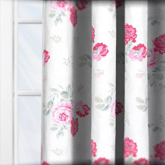 Cath Kidston Antique Rose Pink curtain