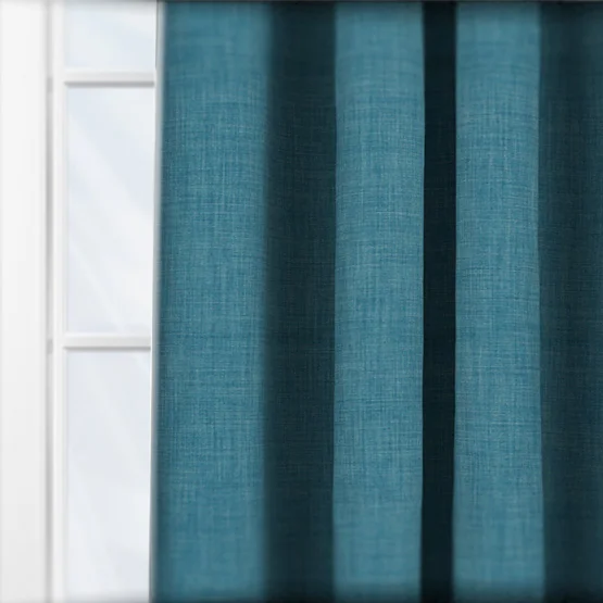 Linoso Teal curtain