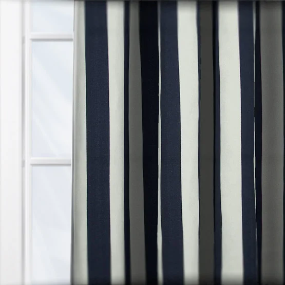 Portland Navy curtain