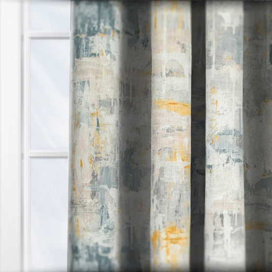 Edinburgh Weavers Abstract Slate curtain