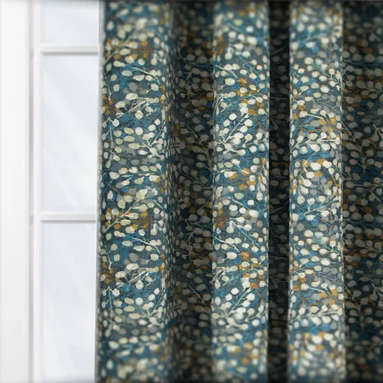 Edinburgh Weavers Mini Camphora Ink curtain