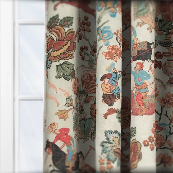 Edinburgh Weavers Perdita Natural curtain