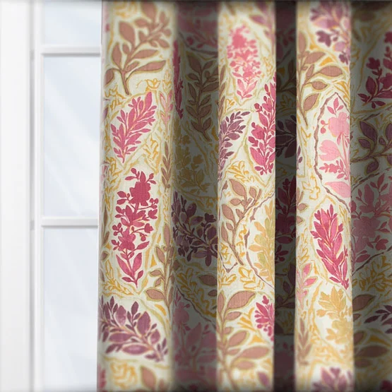 Edinburgh Weavers Zagar Raspberry curtain
