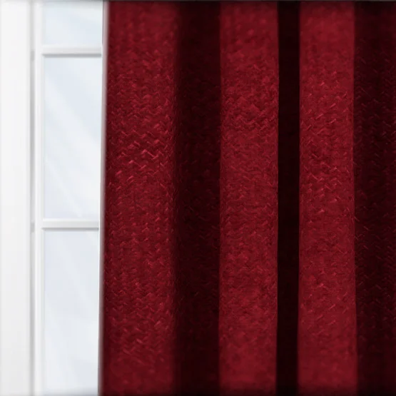 Fibre Naturelle Romeo Claret curtain