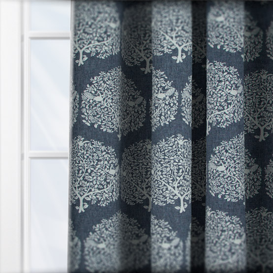 Fibre Naturelle Tree Of Life Denim curtain