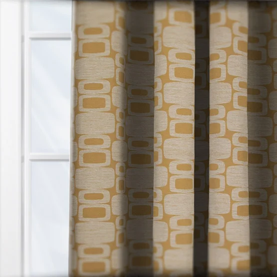 Apollo Ochre curtain