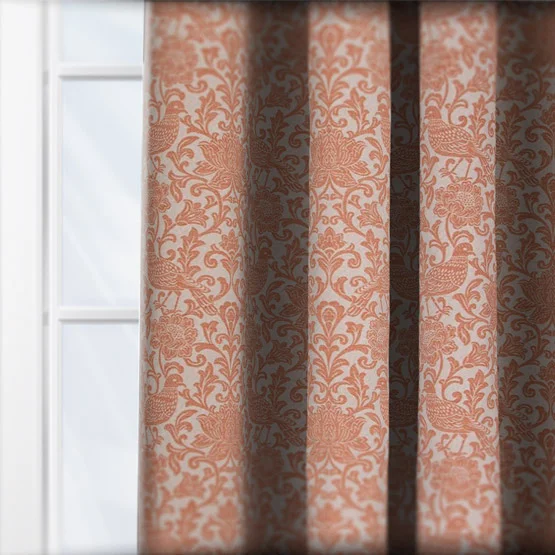Auvergne Burnt Orange curtain