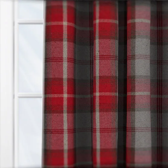Balmoral Cherry curtain