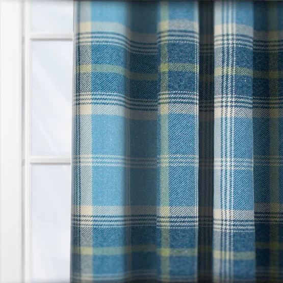 Balmoral Cornflower curtain